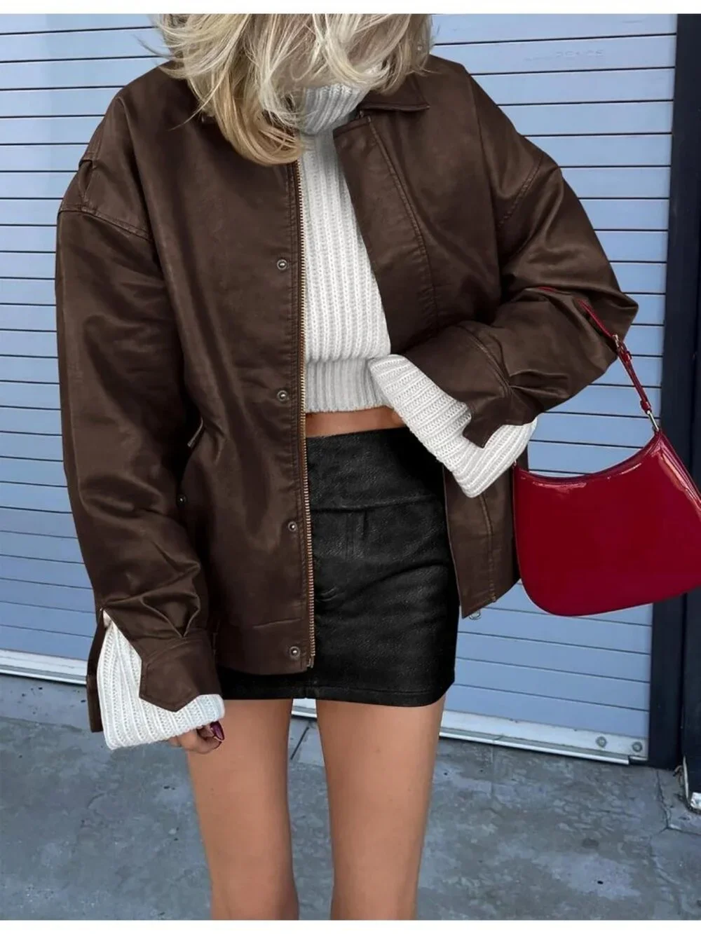 N/A faux leather